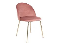 Set van 2 PINOZ fluwelen stoelen – Hedendaagse elegantie-Color Gris claro