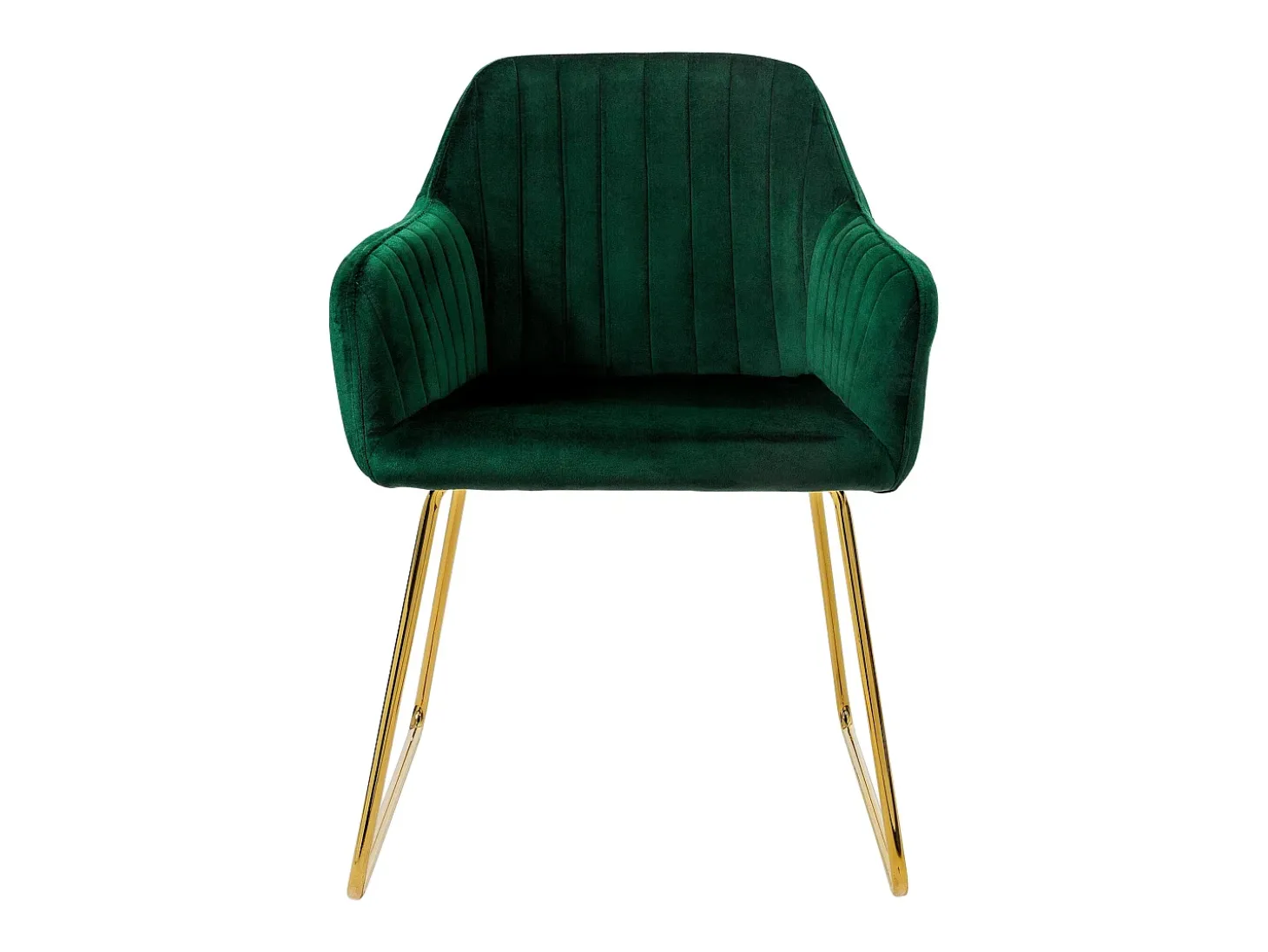 Set 4x sillas de comedor de terciopelo verde diseño ergonómico asiento moderno