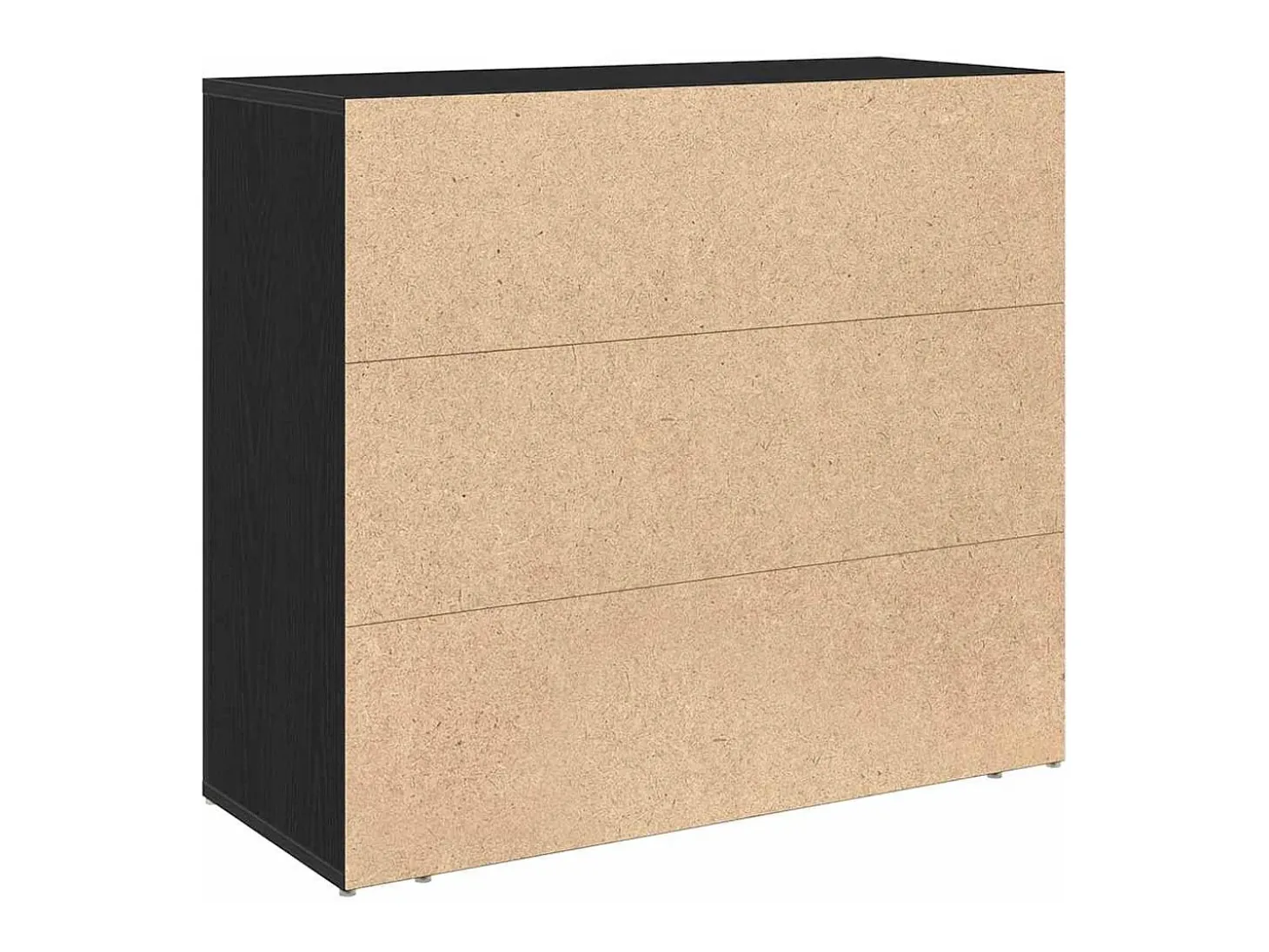 Sideboard Roble negro 80 x 33 x 70 cm Madera contrachapada