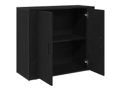Sideboard Roble negro 80 x 33 x 70 cm Madera contrachapada