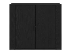 Sideboard Roble Negro 240 x 33 x 70 cm Madera contrachapada