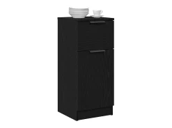 Sideboard Roble Negro con cajón Roble negro 30 x 30 x 70 cm
