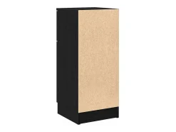 Sideboard Roble Negro con cajón Roble negro 30 x 30 x 70 cm