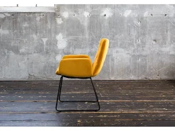 Silla - amarillo terciopelo - NEW CHARME