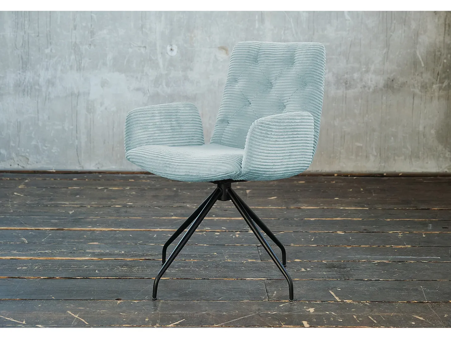 Silla - azul claro Pana - CHARME
