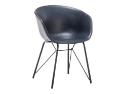 silla - Azul cuero sintético - DANI