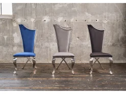 silla - Azul terciopelo - AMALIA