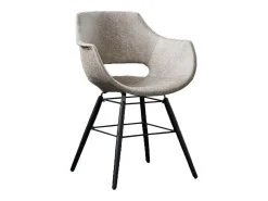 Silla - beige microfibra - ZAJA