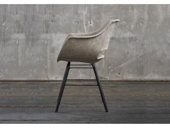 Silla - beige microfibra - ZAJA