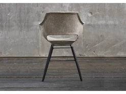 Silla - beige microfibra - ZAJA