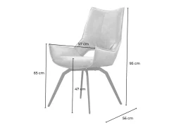 Silla - beige tela tejida - SIVO
