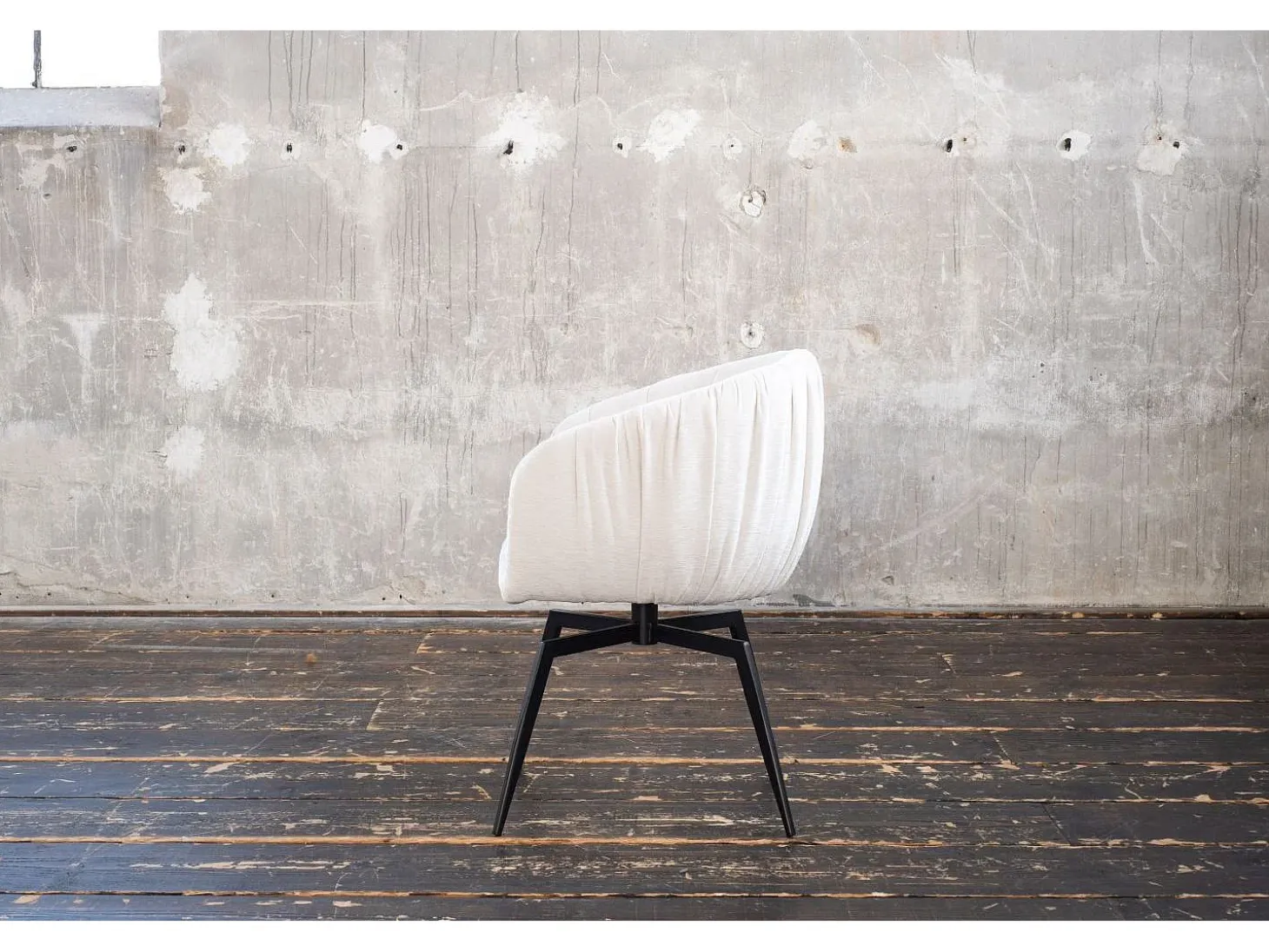 Silla - blanco crema tela tejida - LIMA
