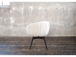 Silla - blanco crema tela tejida - LIMA