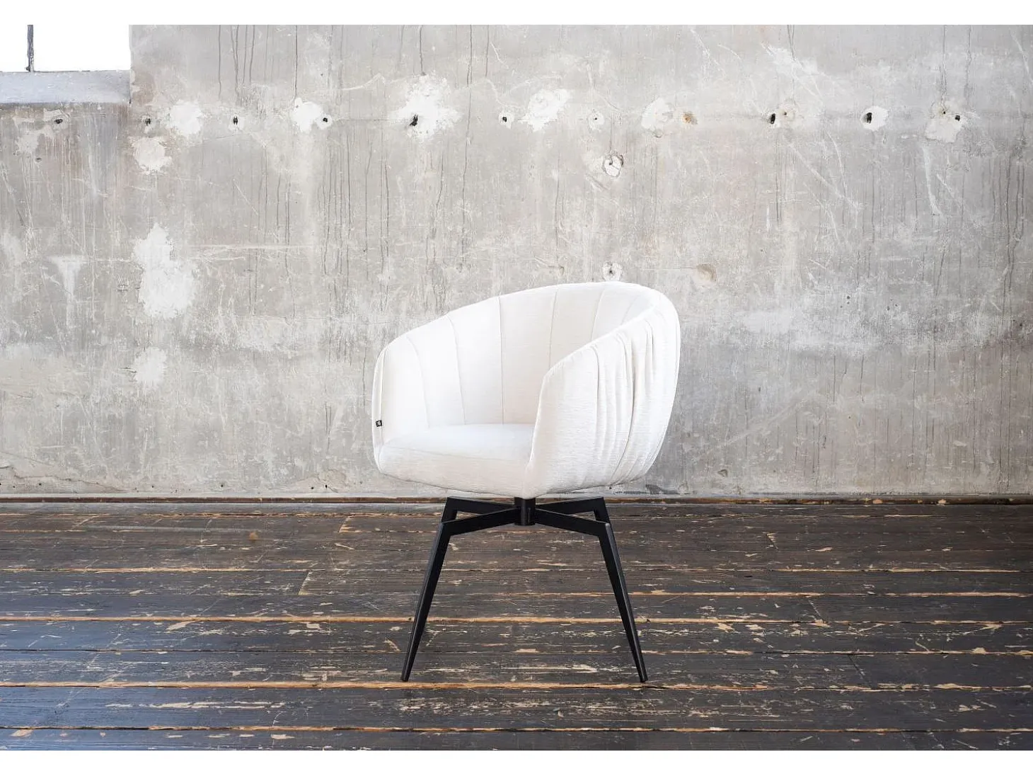 Silla - blanco crema tela tejida - LIMA