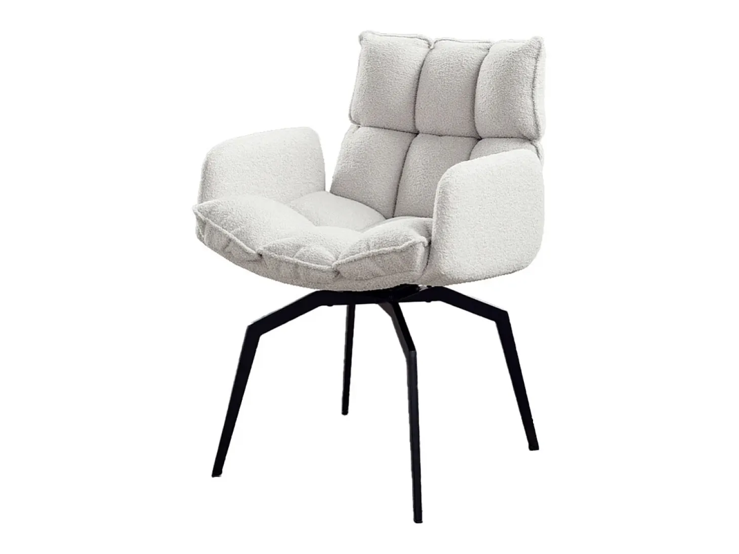 Silla - blanco tela tejida - BARO