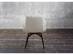 Silla - blanco tela tejida - BARO