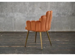 Silla - cobre terciopelo - FREJA