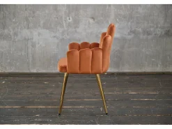 Silla - cobre terciopelo - FREJA