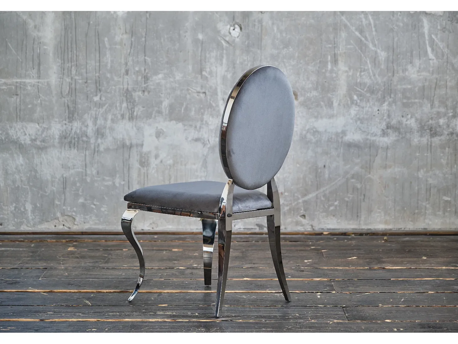 silla - Gris terciopelo - LINDA