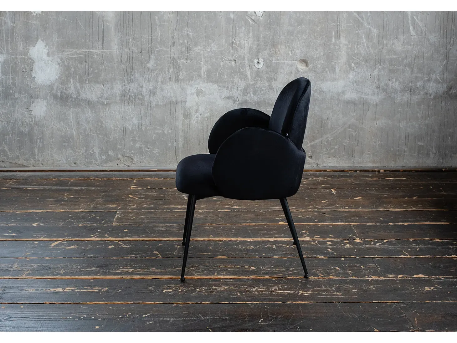 Silla - Negro terciopelo - DEON