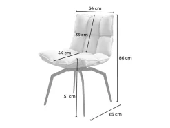 Silla - Rosa tela tejida - BARO