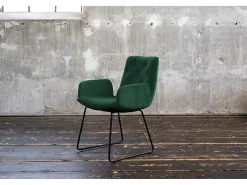 Silla - verde esmeralda terciopelo - NEW CHARME