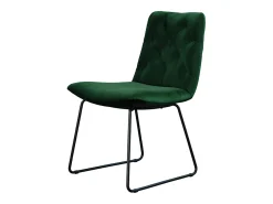 Silla - verde esmeralda terciopelo - CHARME