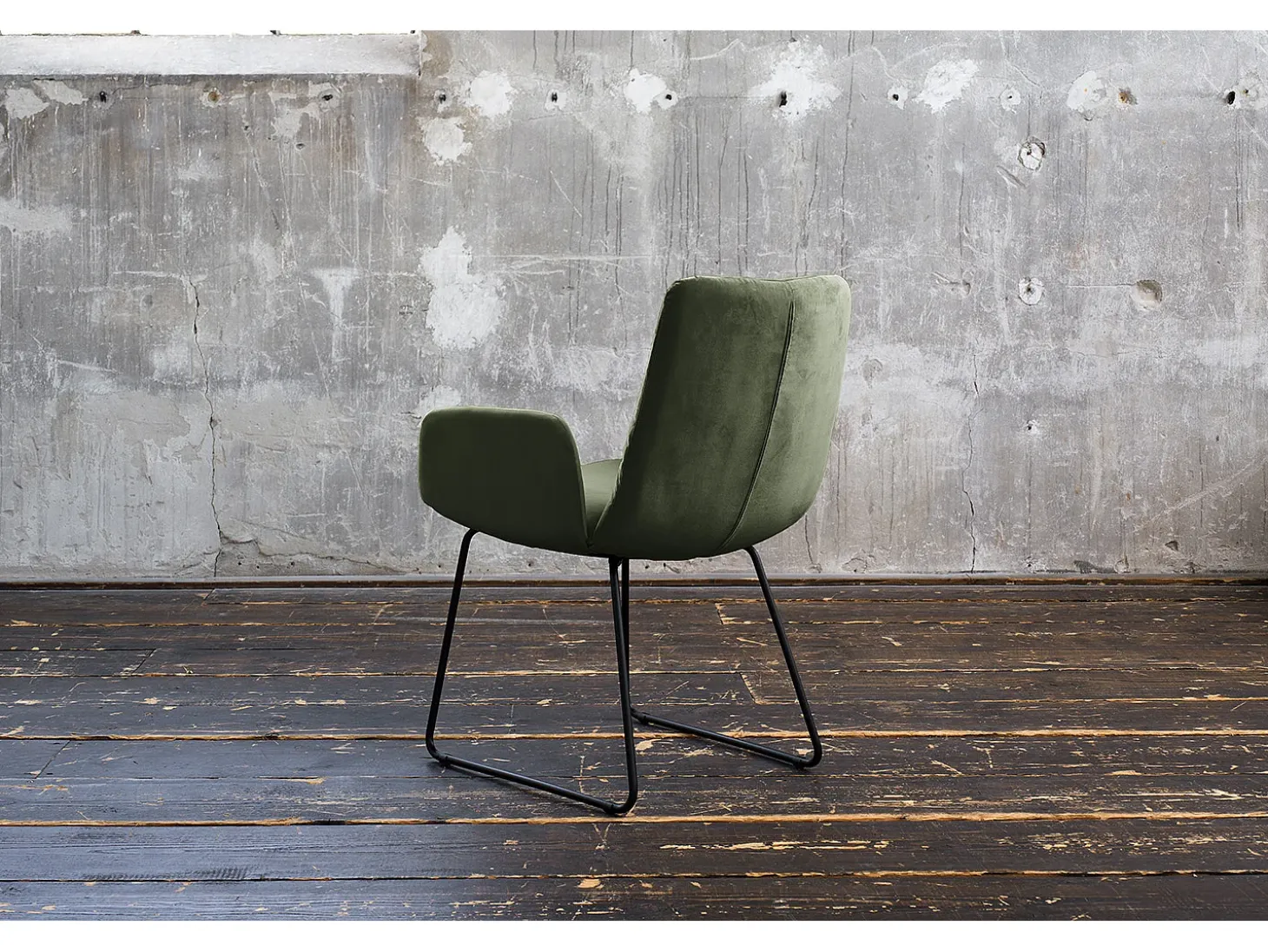 Silla - Verde terciopelo - NEW CHARME