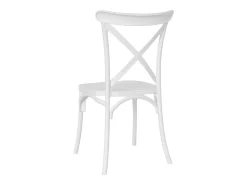 Silla apilable Sprint en forma de cruz de polipropileno blanco x6