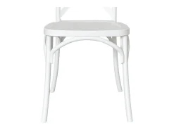 Silla apilable Sprint en forma de cruz de polipropileno blanco x6