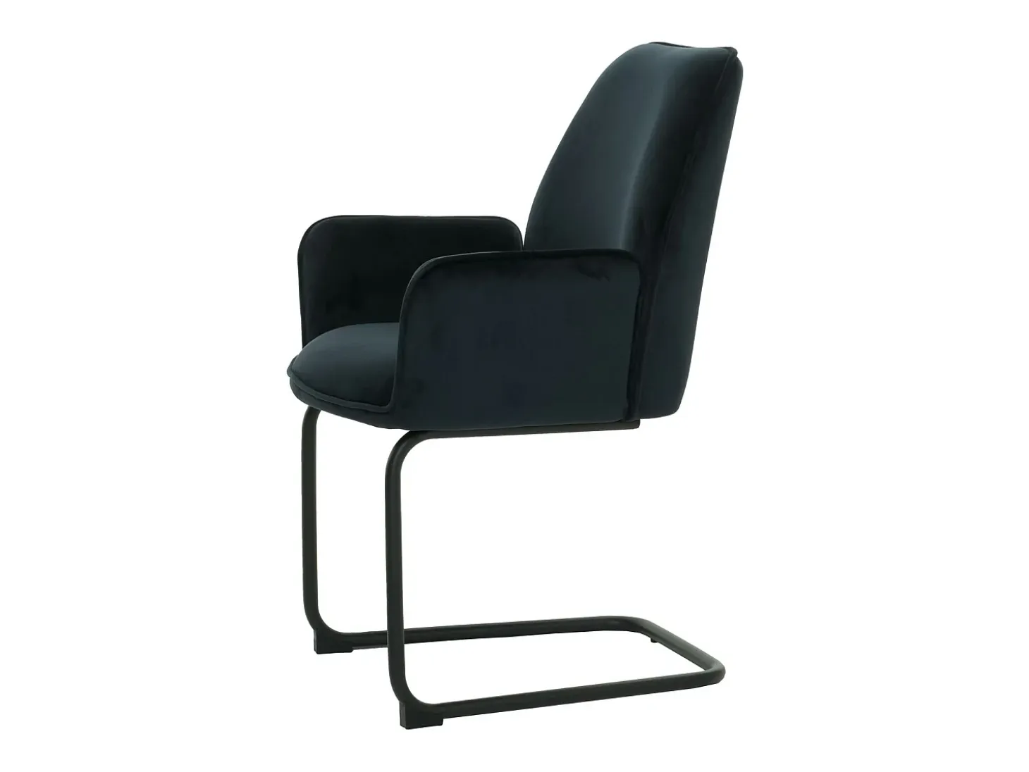 Silla basculante MCW-G67, azul antracita