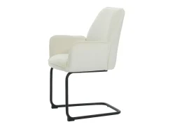 Silla basculante MCW-G67, crema-beige