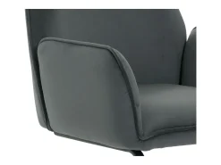Silla basculante MCW-G67 (juego de 6), gris oscuro