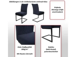 Silla basculante MCW-L15 (juego de 2), verde