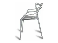 Silla Beliano premium con reposabrazos - Interior y exterior-Gris claro