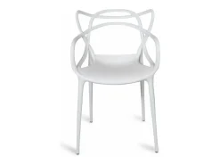 Silla Beliano premium con reposabrazos - Interior y exterior-Blanco
