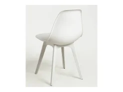 Silla Brink de polipropileno blanco - Juego de 2