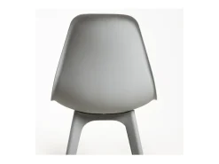 Silla Brink de polipropileno gris - Juego de 2
