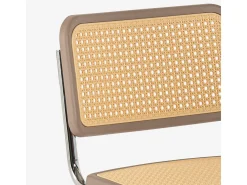 Silla cantilever moderna vienesa para cocina y comedor Erys - Beige