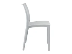 Silla Celine apilable blanco 78,5x38x49 cm