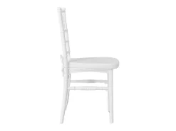 Silla Chiavari blanca modelo reforzado con innovador cojín antideslizante