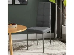 Silla comedor Axiss gris 96,6x40x39,7 cm