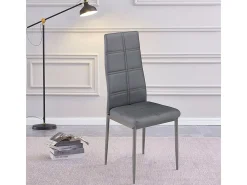 Silla comedor Axiss gris 96,6x40x39,7 cm
