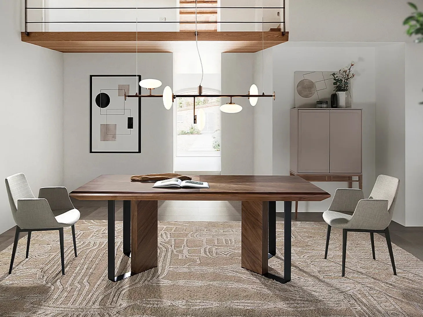 Silla comedor tapizada tela 4002 ANGEL CERDA
