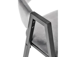Silla de acero de 54 x 82 cm