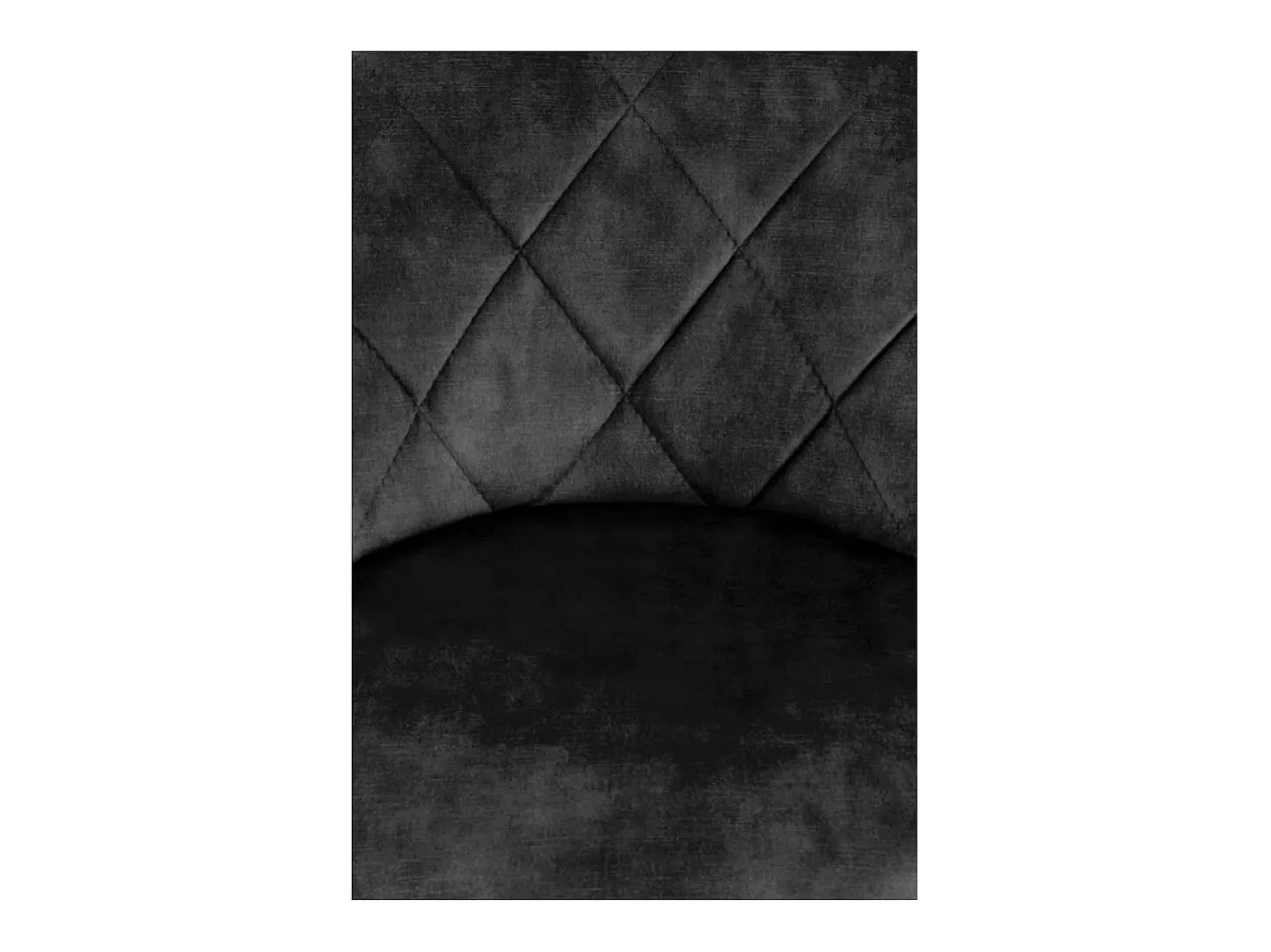 Silla de bar BOHORT de terciopelo negro