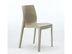 Silla de cocina Apilable de Polipropileno Rome Grand Soleil - Beige