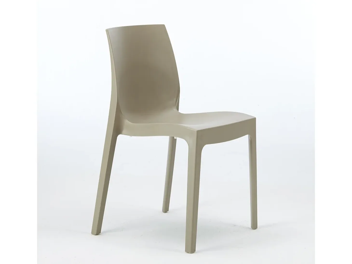 Silla de cocina Apilable de Polipropileno Rome Grand Soleil - Beige