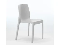 Silla de cocina Apilable de Polipropileno Rome Grand Soleil - Gris