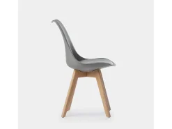 Silla de cocina de Plástico Gris 82 x 48- Kler